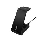 Deltaco - una marca nórdica Cargador inalámbrico 2000 mA QI-1037 Salidas estándar Qi negro