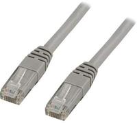 DELTACO UTP Cat5e - 10m cable de red Gris - Cables de red (10 m, RJ-45, RJ-45, gris)