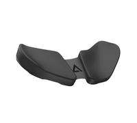 DELTAHUB Carpio 2.0 Reposamuñecas ergonómico para ratón, para zurdos, túnel carpiano, alivio del dolor, antifatiga, fácil deslizamiento, elegante, PC de oficina, portátil, juegos, grande, negro
