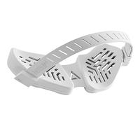 DELTAHUB Carpio G2.0 - Reposamuñecas ergonómicas para diestros con correa de silicona, soporte para muñeca, reduce la sobreestiramiento, fatiga y dolor de muñeca, fácil deslizamiento - L/blanco