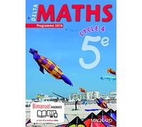 DeltaMaths 5e Cycle 4: Bimanuel Magnard : le manuel papier + la licence numérique Elève incluse.