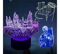Deluisho Anime 3d Lámpara, Anime 3d Led Night Light,Lámpara, Luz Nocturna Estereoscópica de 16 Colores con Toque Inteligente, Regulable y Visual