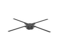 DELURA 100CM WiFi Cloud 3D Led Fan Display Holográfico 1024pcs Luces LED Tamaño Grande Holo Fan Amplia aplicación