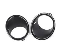 DELURA Compatible Con Mini Para Cooper R55 R56 R57 2007-2011 Par Luces Antiniebla Delanteras Coche Cubierta Anillo Ajuste Parrilla Lámpara Antiniebla 51112753661 51112753662 Parrilla Luz Antiniebla