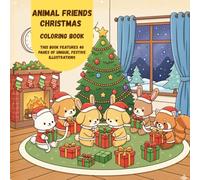 Deluxe Animal Friends Christmas Coloring Book: Festive Scenes with Adorable Animals