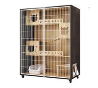 Deluxe Cat Villa The Ideal Large Indoor House Panoramic Cage Salones