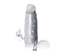 Deluxe extension para el pene con vibrador, 1 unidad