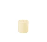 Deluxe Homeart - Vela de pilar - LED - estearina - Color: crema - 10 x 10 cm