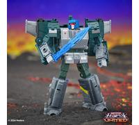 Transformers Legacy United, Leader Class, Overcharge, Figura Convertible