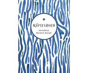 Deluxe Rätselbuch/Rätselblock mit extra großem Druck für Erwachsene und Senioren/Rentner im DIN A4-Format. Kreuzworträtsel, Sudoku, Stradoku, ... Kreuzwortraetsel für Erwachsene mit Großdruck