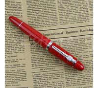 Deluxe Steel Jinhao 159 - Estuche para pluma estilográfica (punta azul y plateada)