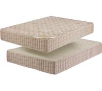 DELUXE13 Colchon Ortopedico Eliocel - Alta Firmeza - 2 Caras Lana de Merino - Colchon Espuma HR Alta Densidad (135x190x26)