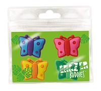 Deluxebase- Eraser Buddiez-Butterflies Gomas de borrar, Multicolor (47357)