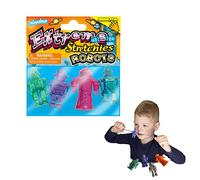 Deluxebase Extreme Stretchies - Robots Paquete de 4 pequeños Juguetes de Robots futurísticos elásticos niños y niñas, geniales Juguetes de Fiesta
