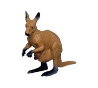 Deluxebase Mini Animal Adventure Replicas - Canguro Canguro Realista Pintado a Mano. Pequeñas Figuras de Animales de plástico. Ideal Zoo Animal Juguetes y Regalos para Niños.