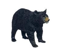 Deluxebase Mini Animal Adventure Replicas - Oso Negro Figura Realista de Oso Negro Pintada a Mano. Pequeña Figura de plástico. Ideal Zoo Animal Juguetes y Regalos para Niños.