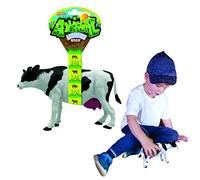 Deluxebase Réplica Aventura Animal - Vaca Réplica de Juguete con la Figura de Vaca. Juguete con la Figura de Animal de Granja de Gran tamaño para niños