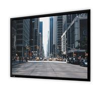 DELUXX Marco profesional Plano 16:9 blanco mate Vision 169 x 95 cm