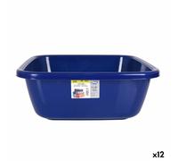 Dem Barreño Eco Azul 20 L Cuadrado 44 x 44 x 17 cm (12 Unidades)