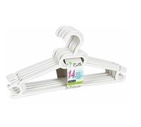 Dem Perchas Ruth Ruth Plástico 14 Piezas 37 x 18,5 x 8 cm (8 Unidades)