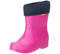 Demar Botas de lluvia ultraligeras para niños y niñas, con forro cálido, botas de agua, Pink, 33 EU