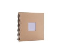 Demark - Álbum Cartulina 1835 - Álbum para fotos de 25x25 cm - 25 hojas marrones con papel cristal - Tamaño exterior 26,5x26,5 cm - Presentación en cajas de 6 unidades