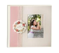 Demark - Álbum de comunion analogico, Álbum de comunión encuadernado tamaño 25x25 cm. (10 Hojas, Rosa, 25x25)