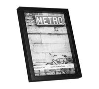 Demark - Marco 59 Negro - Elegante marco de madera color negro para fotos - Tamaños disponibles: 10x15, 13x18, 15x20, 20x25, 20x30, 30x40, 40x50 y 50x70 cm (Negro, 10x15)