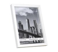 Demark - Marco 59B Blanco - Elegante marco de madera para fotos - Tamaños disponibles: 10x15, 13x18, 15x20, 20x25, 20x30, 30x40, 40x50 y 50x70 cm - Ideal para decoración (Blanco, 13x18)