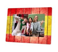 Demark - Marco de fotos bandera de España, Marco apoyo selección fubtol, Bandera española, Portafoto foto 10x15 cm.