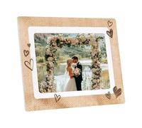 Demark - Marco de Fotos San Valentín KS153 10x15 cm - Portafotos de Forex para Mesa - Diseño Romántico Horizontal para Regalo de Pareja y Aniversario - Fabricado en España
