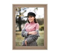 Demark - Marco de Madera SO303 Gris - Elegante marco de MDF para fotos - Tamaños disponibles: 10x15 y 15x20 cm - Ideal para sobremesa y pared - Decoración para el hogar (Gris, 15x20)