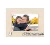 Demark Marco Hermanos | Marco Madera | Marcos horizontal 10x15 cm | Regalo Hermano | Regalo Familia |
