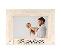 Demark Marco Madera Padrino | Marco Horizontal con texto Mi Padrino