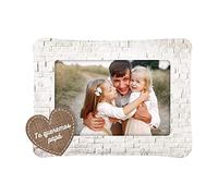 Demark - Marco Te queremos Papa | Marco Dia del Padre | Marcos PVC horizontal 10x15 cm |Regalo Dia del Padre