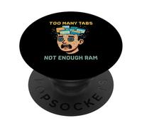 Demasiadas pestañas, no hay suficiente RAM PopSockets PopGrip Adhesivo