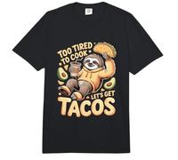 Demasiado Cansado para Cocinar Vamos A Conseguir Tacos Sloth Taco Comfort Colors Adult Heavyweight T-Shirt