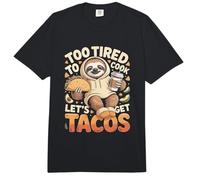 Demasiado Cansado para Cocinar Vamos A Conseguir Tacos Sloth Taco Comfort Colors Adult Heavyweight T-Shirt