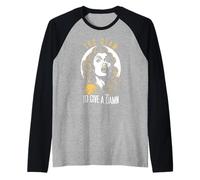 Demasiado glamuroso para Dar a una Maldita Mujer sarcástica Divertida del Arte Pop Retro Camiseta Manga Raglan