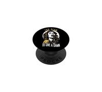 Demasiado glamuroso para Dar a una Maldita Mujer sarcástica Divertida del Arte Pop Retro PopSockets PopGrip Adhesivo