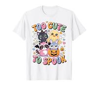 Demasiado Lindo para asustar a un Conejo Kawaii, Gato Fantasma, Mapache Camiseta