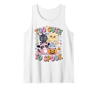 Demasiado Lindo para asustar a un Conejo Kawaii, Gato Fantasma, Mapache Camiseta sin Mangas