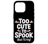 Demasiado lindo para asustar, pero lo intentaré Halloween Carcasa para iPhone 16 Pro