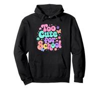Demasiado Lindo para la Escuela, Retro, Genial, Profesor y Estudiante. Sudadera con Capucha