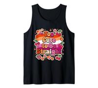 Demasiado Lindo para Ser Heterosexual Divertido Lesbi Camiseta sin Mangas