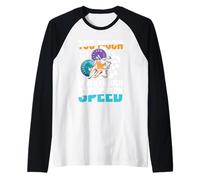 Demasiado Nunca es Suficiente Speed Rider Camiseta Manga Raglan