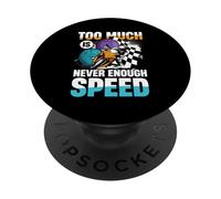 Demasiado Nunca es Suficiente Speed Rider PopSockets PopGrip Adhesivo