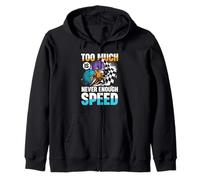 Demasiado Nunca es Suficiente Speed Rider Sudadera con Capucha