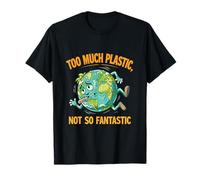 Demasiado plástico no es fantástico Reciclar plástico Día de Camiseta