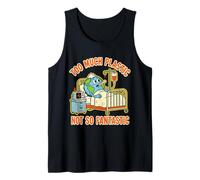 Demasiado plástico no es fantástico Reciclar plástico Día de Camiseta sin Mangas